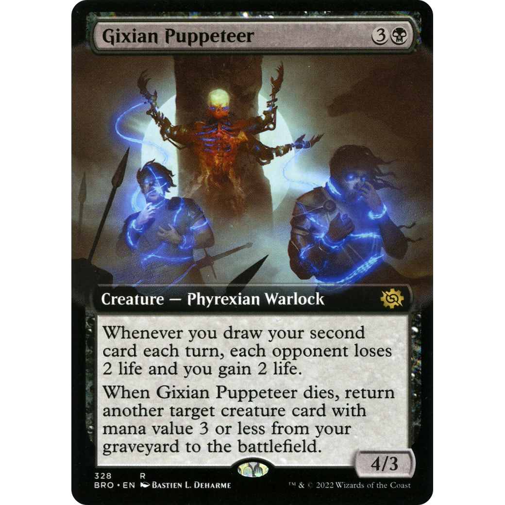 Gixian Puppeteer (Extended Art) (BRO-328) - The Brothers' War: (Extended Art) Foil