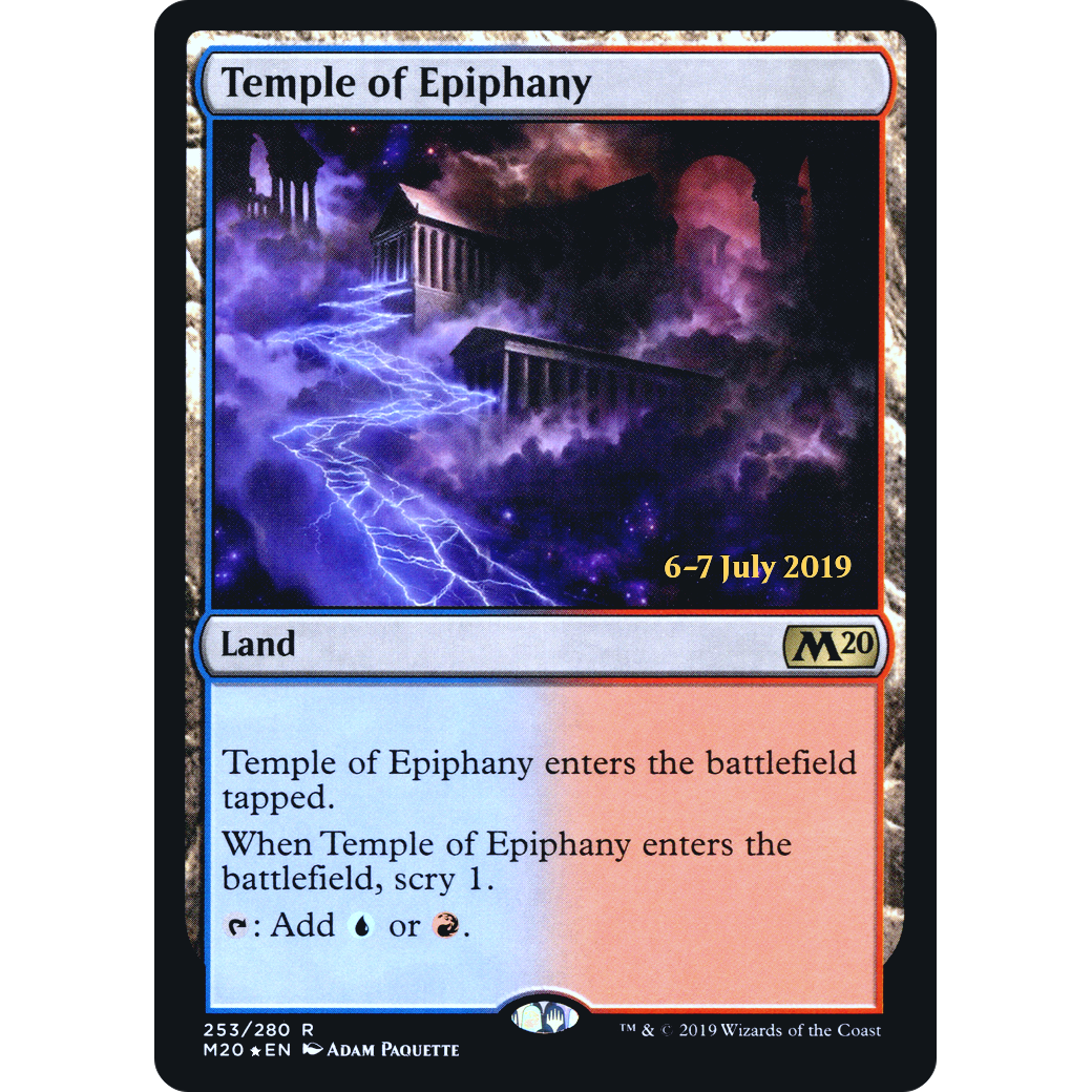 Temple of Epiphany (M20) (PRE-253) - Core Set 2020 Promos Foil
