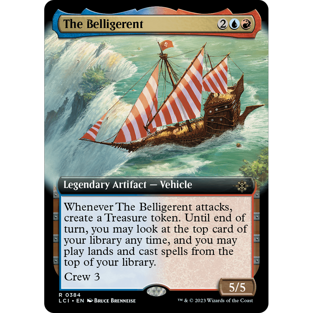 The Belligerent (LCI-384) - The Lost Caverns of Ixalan: (Extended Art)