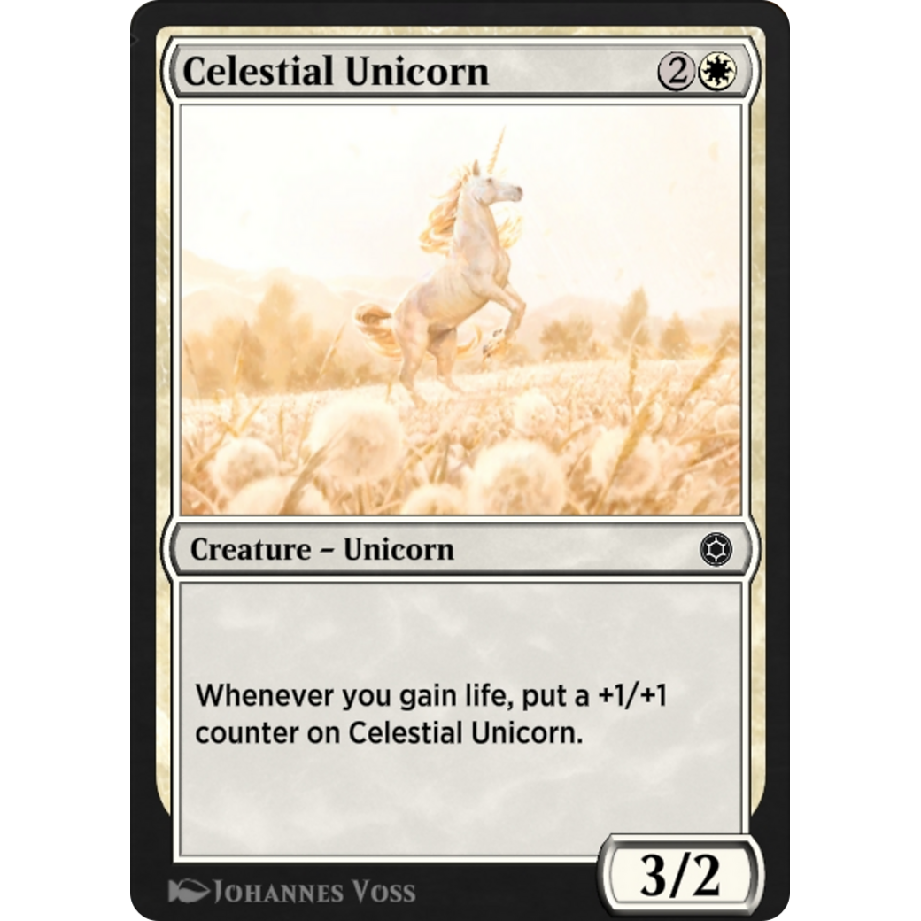 Celestial Unicorn (HBG-086) - Alchemy Horizons: Baldur's Gate
