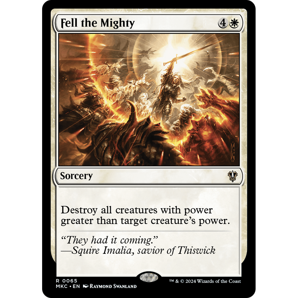 Fell the Mighty (MKC-065) - Murders at Karlov Manor Commander