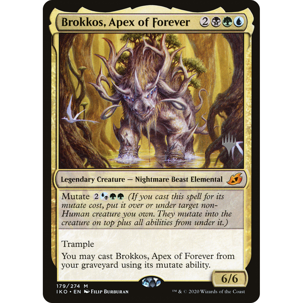 Brokkos, Apex of Forever (PPIKO-179) - Ikoria: Lair of Behemoths Promos Foil