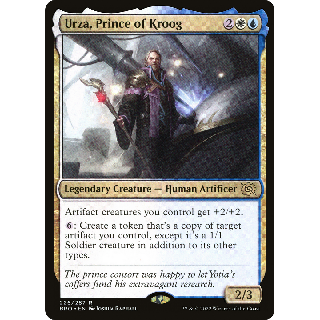Urza, Prince of Kroog (BRO-226) - The Brothers' War