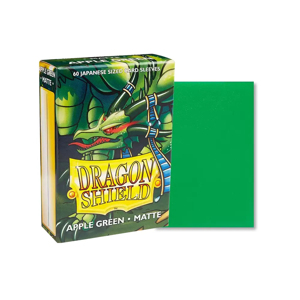 Dragon Shield 60ct Standard Size Sleeves: Apple Green Matte