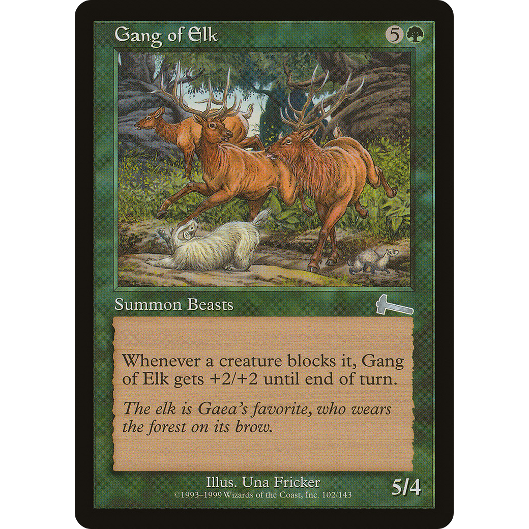 Gang of Elk (ULG-102) - Urza's Legacy Foil