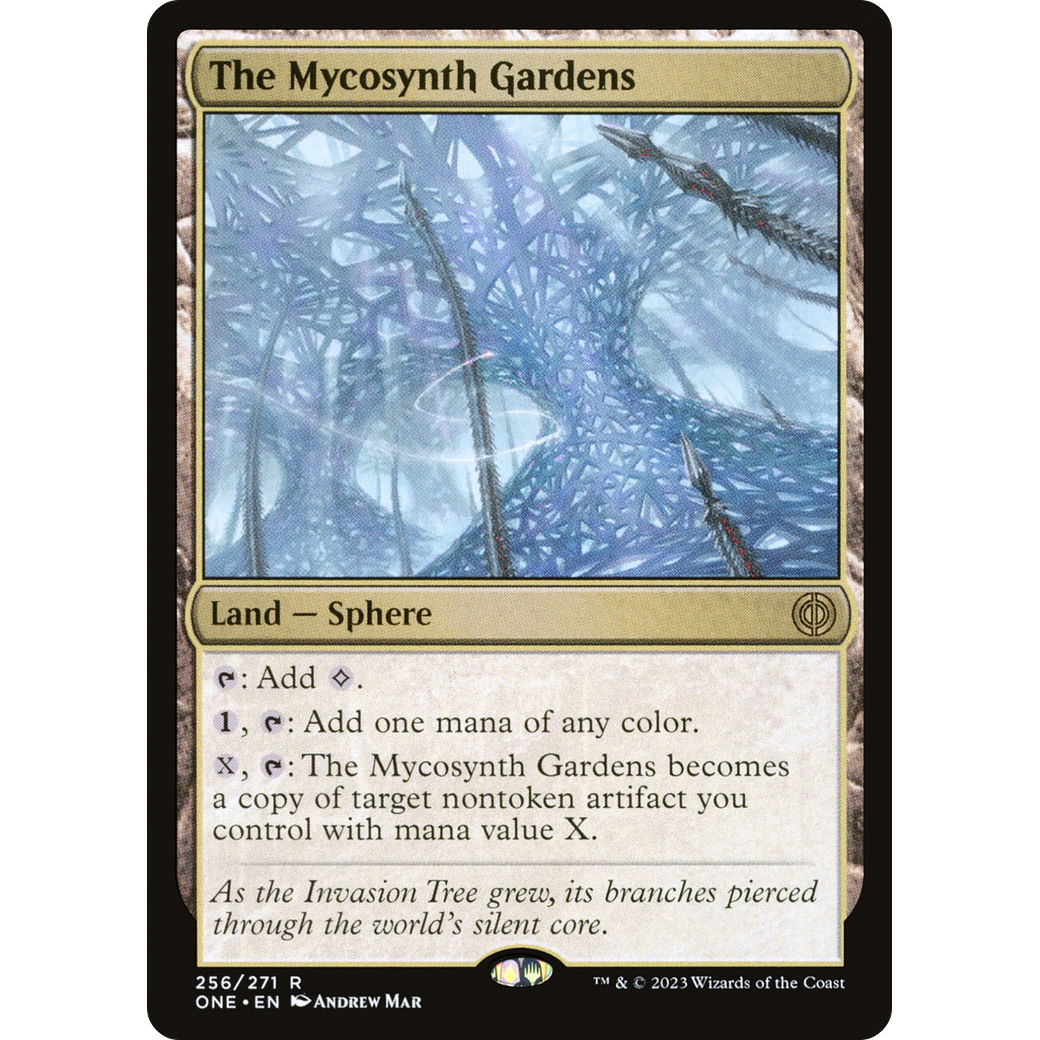 The Mycosynth Gardens (ONE-256) - Phyrexia: All Will Be One Foil
