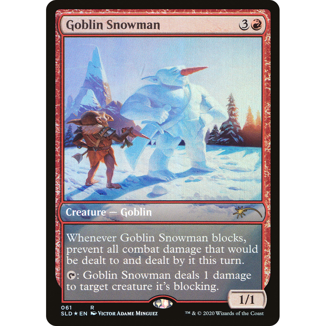 Goblin Snowman (SLD-061) - Secret Lair Drop Foil