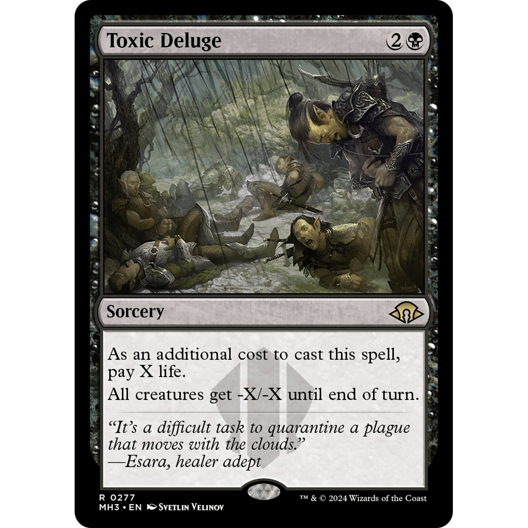 Toxic Deluge (MH3-277) - Modern Horizons 3 Foil