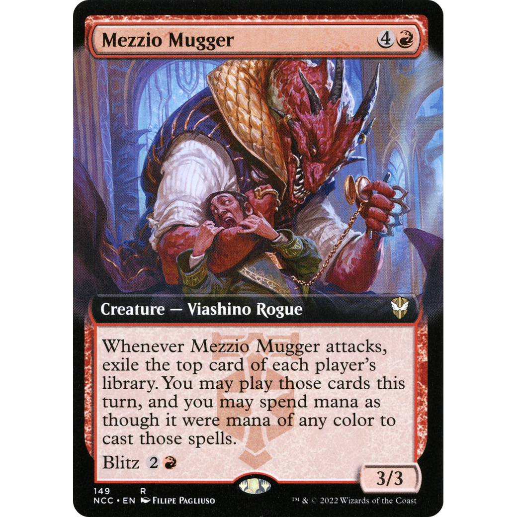 Mezzio Mugger (Extended Art) (NCC-149) - New Capenna Commander: (Extended Art)