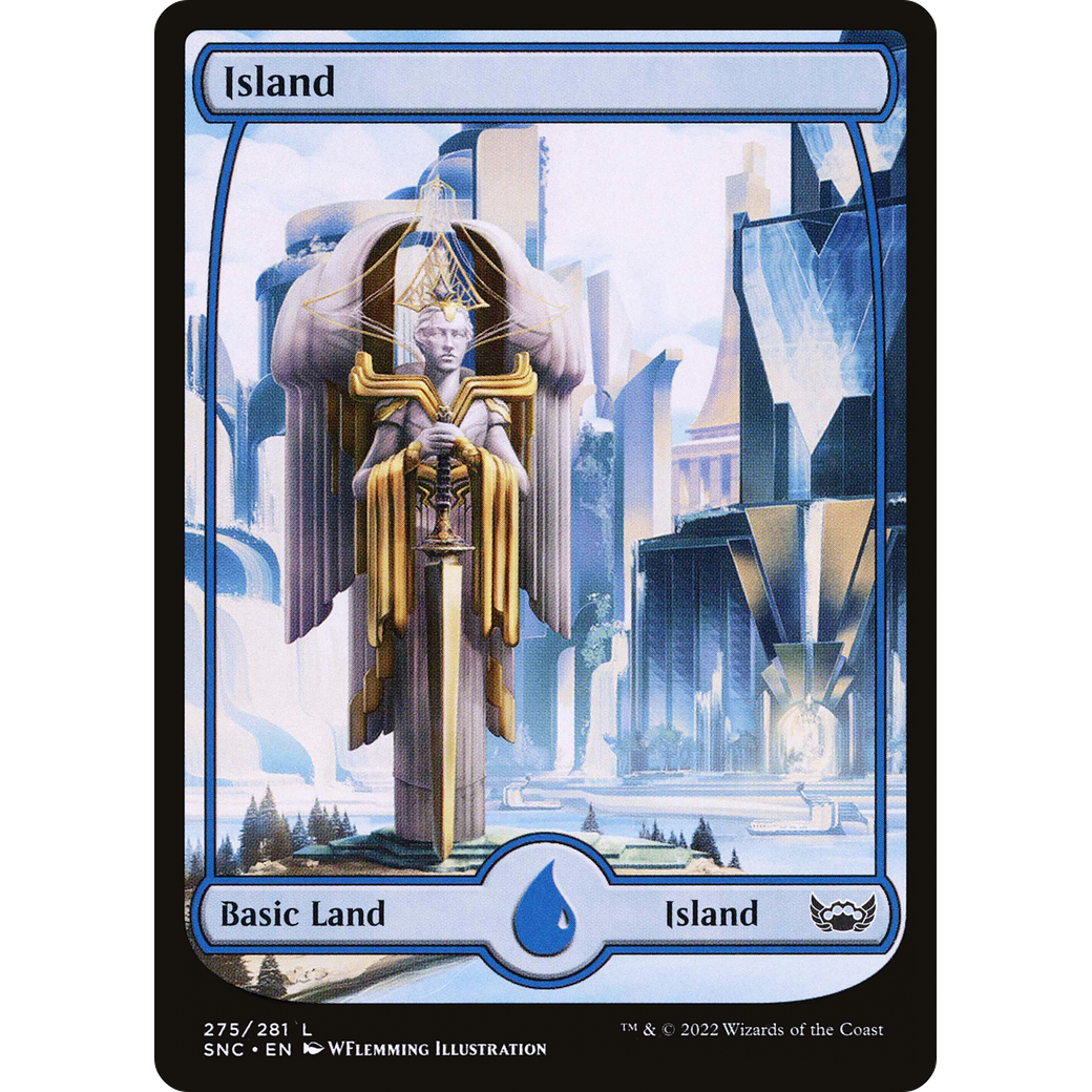 Island (275) (SNC-275) - Streets of New Capenna: (Full Art) Foil