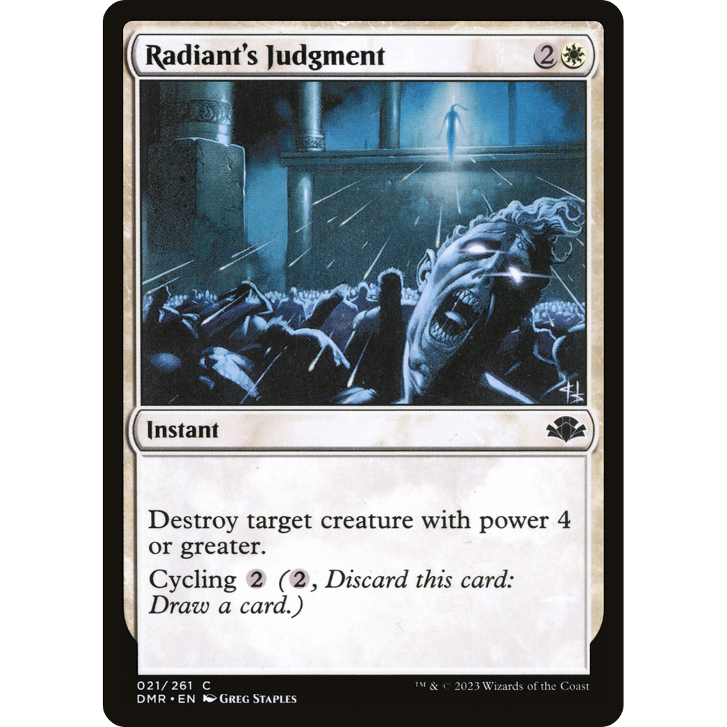 Radiant's Judgment (DMR-021) - Dominaria Remastered Foil