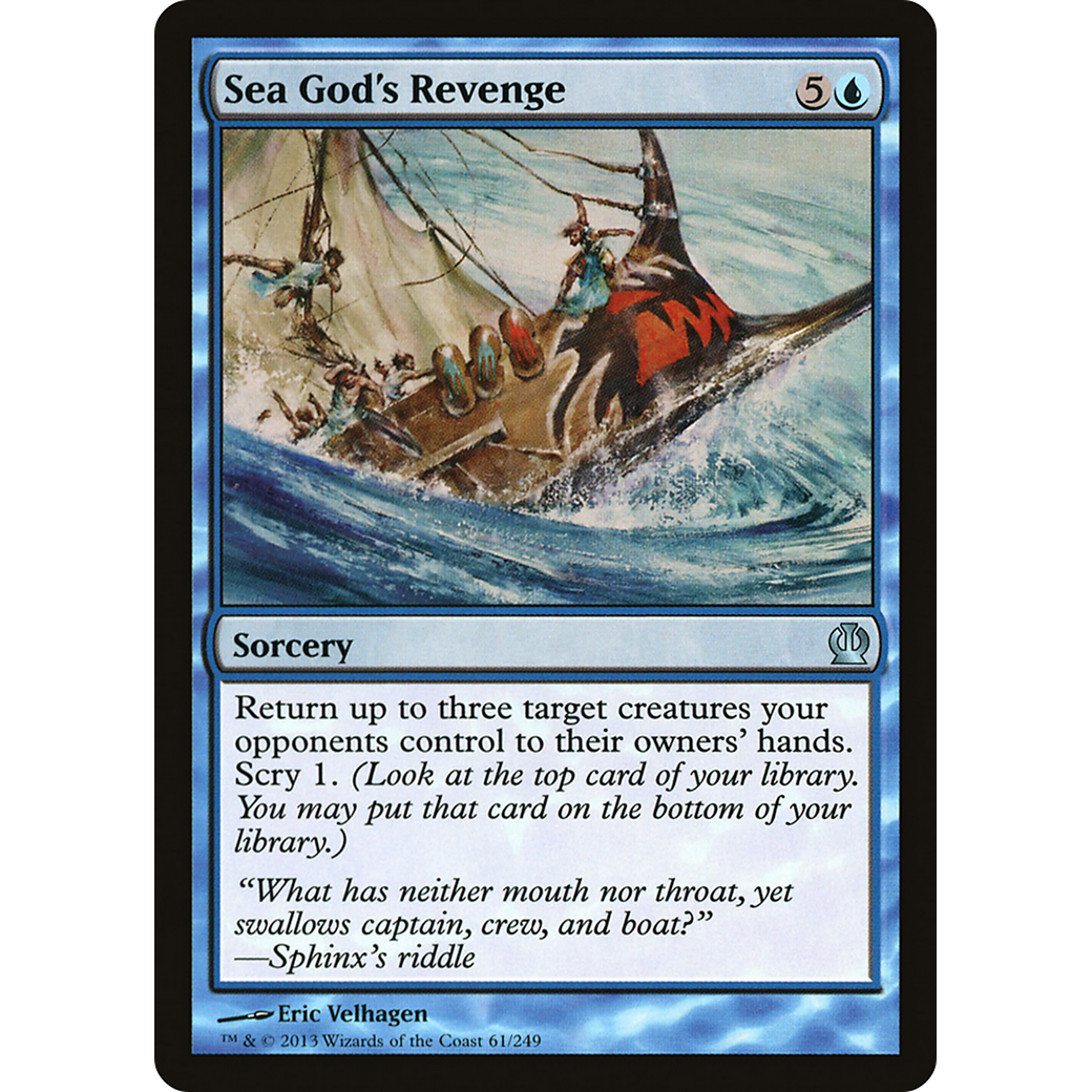 Sea God's Revenge (THS-061) - Theros Foil