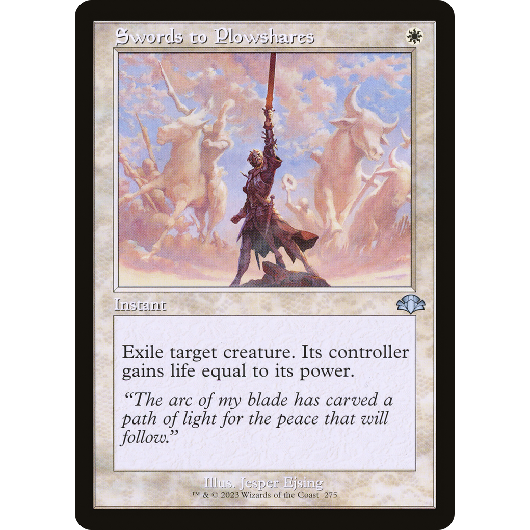 Swords to Plowshares (Retro Frame) (DMR-275) - Dominaria Remastered