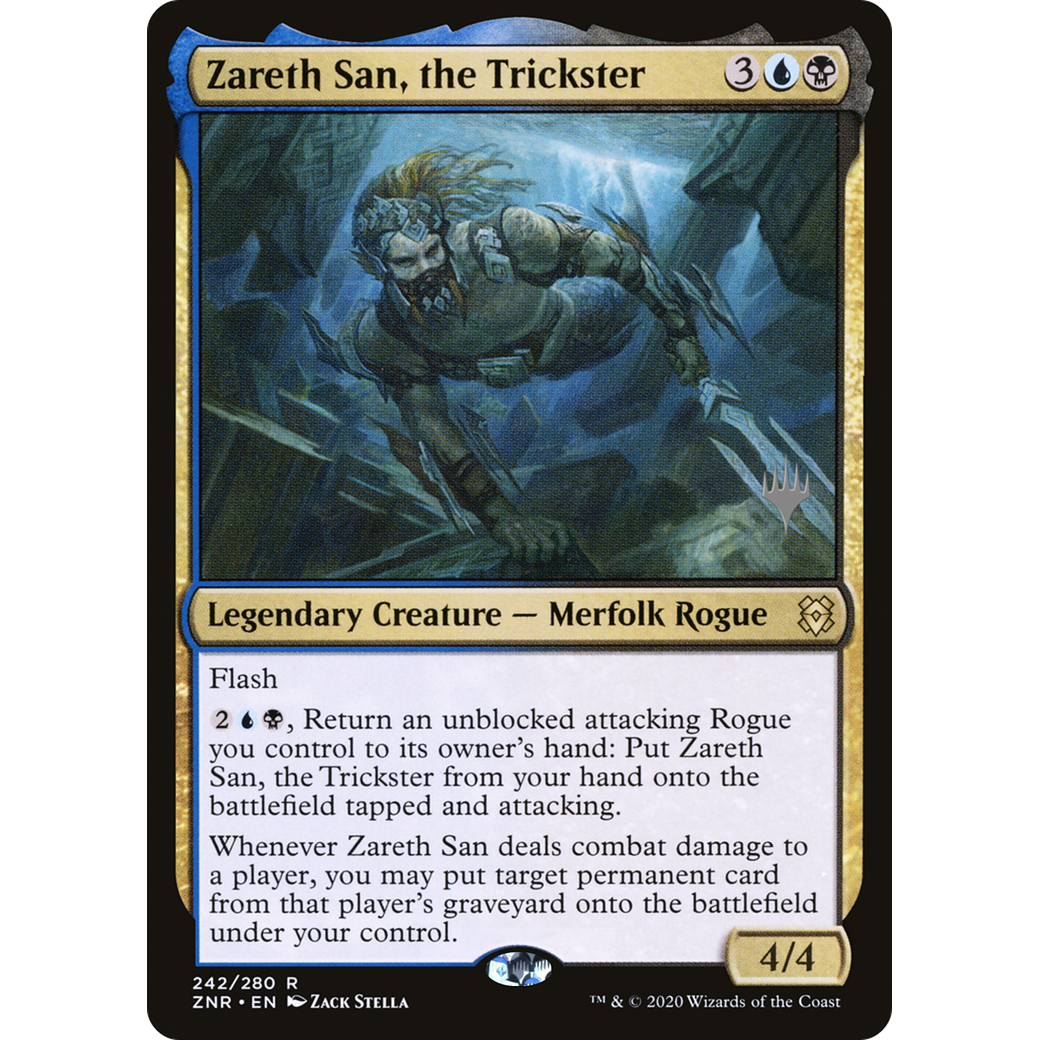 Zareth San, the Trickster (PPZNR-242) - Zendikar Rising Promos