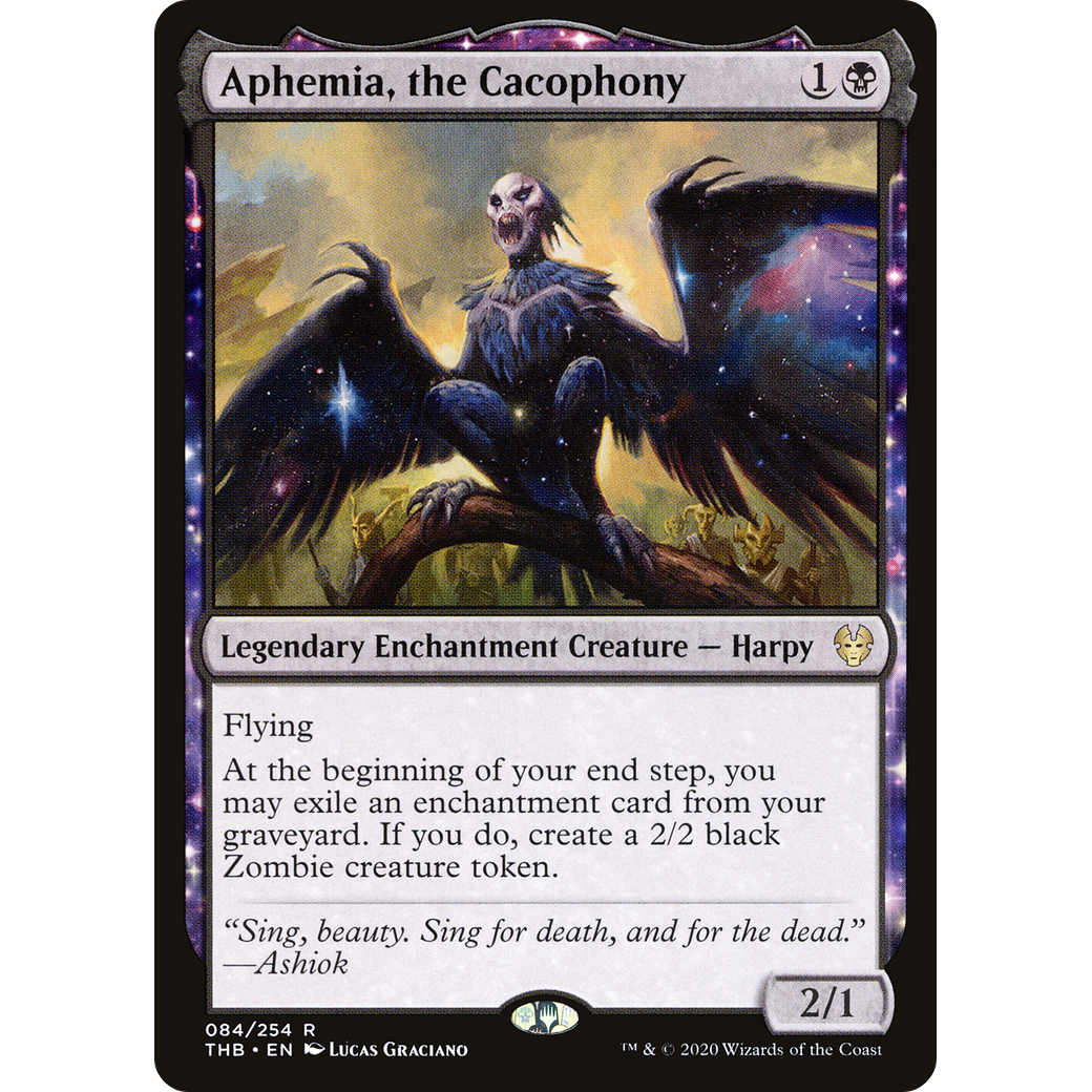 Aphemia, the Cacophony (THB-084) - Theros Beyond Death: (enchantment)