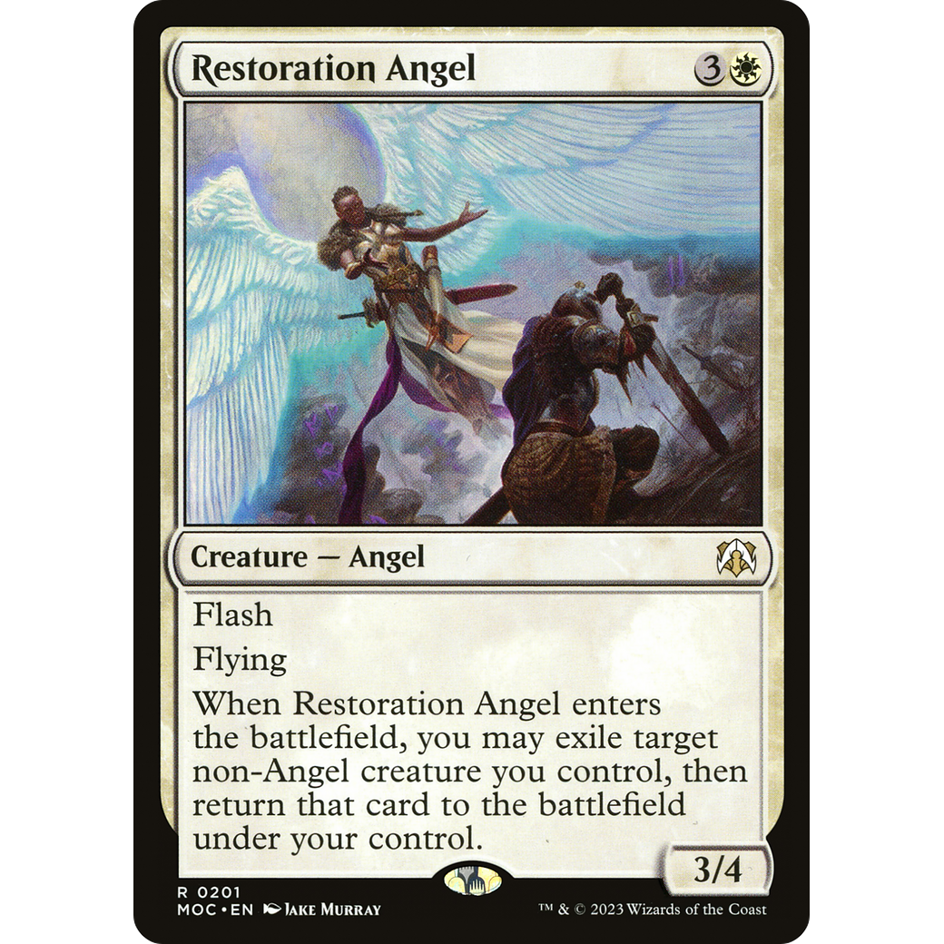 Restoration Angel (MOC-201) - March of the Machine Commander