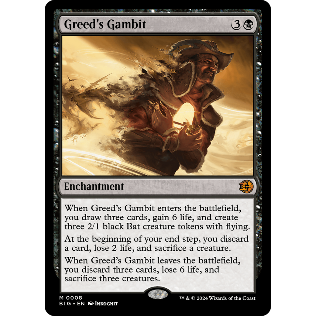 Greed's Gambit (BIG-008) - The Big Score Foil