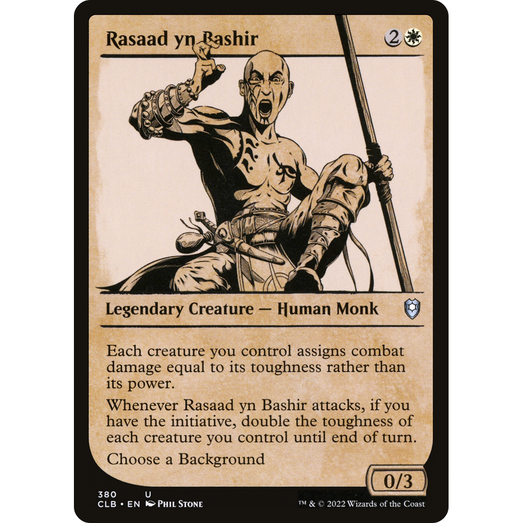 Rasaad yn Bashir (CLB-380) - Commander Legends: Battle for Baldur's Gate: (Showcase)