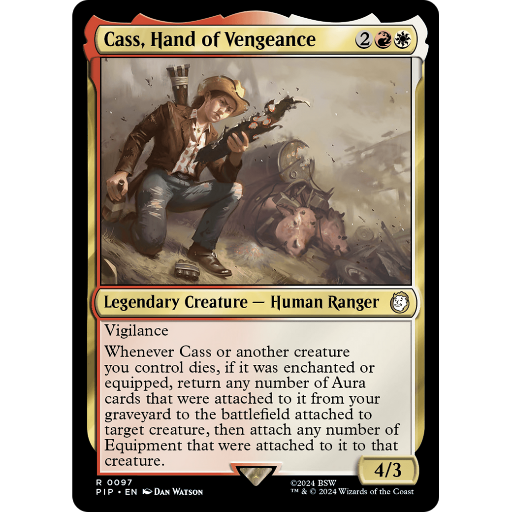 Cass, Hand of Vengeance (PIP-097) - Fallout Foil