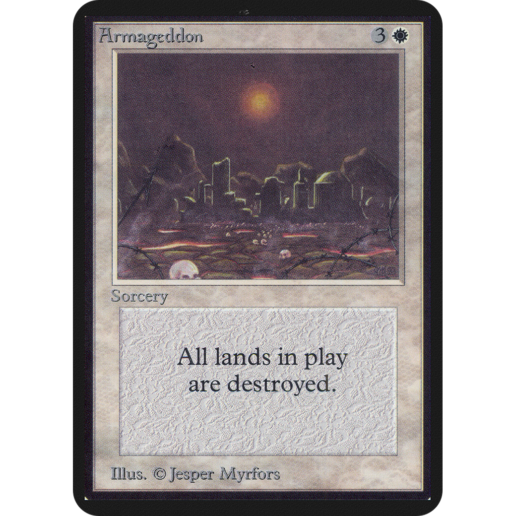 Armageddon (LEA-) - Limited Edition Alpha