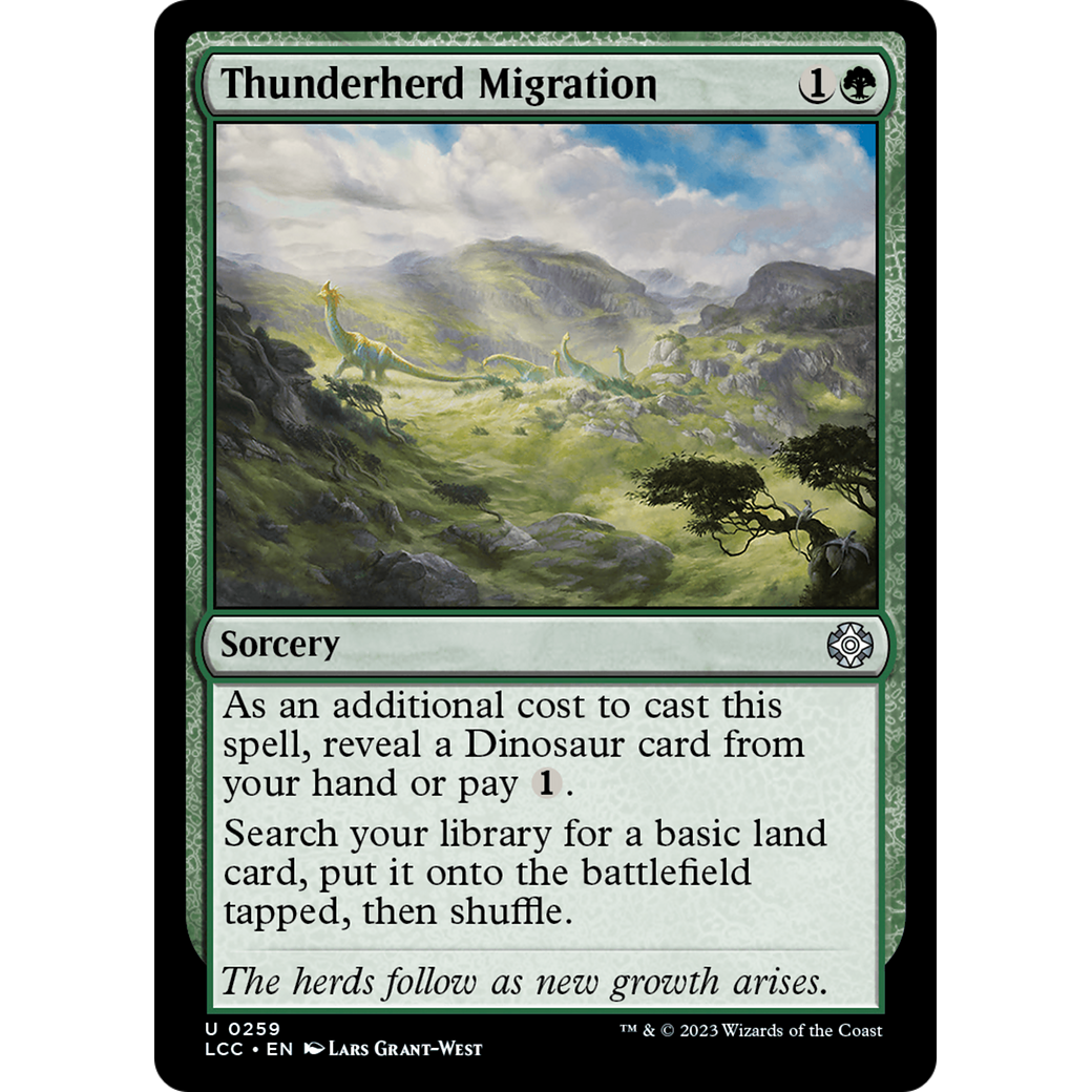 Thunderherd Migration (LCC-259) - The Lost Caverns of Ixalan Commander
