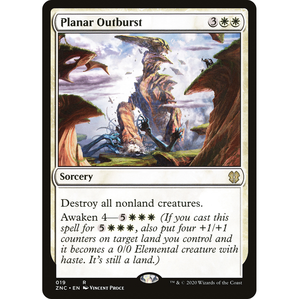Planar Outburst (ZNC-019) - Zendikar Rising Commander