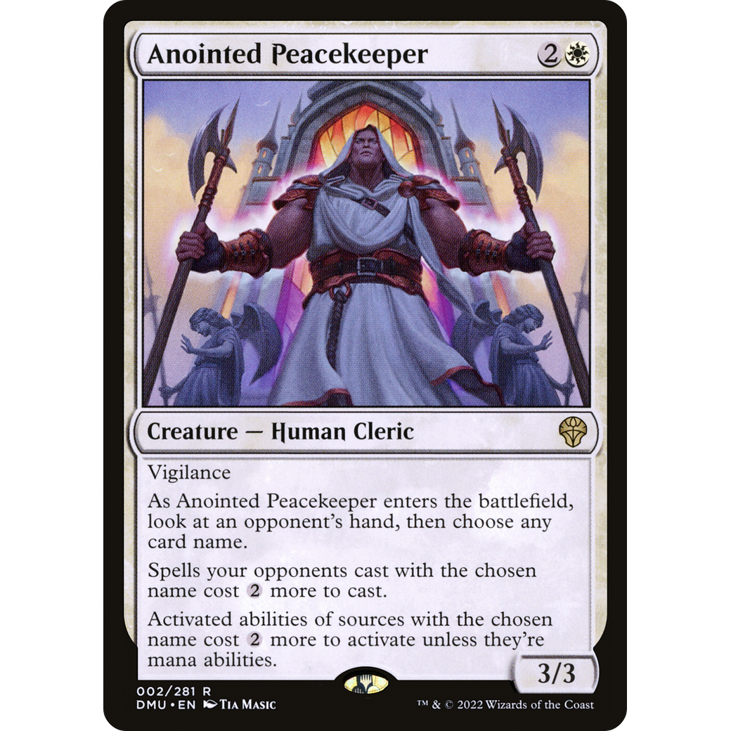 Anointed Peacekeeper (DMU-002) - Dominaria United