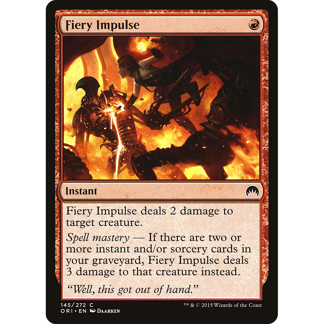 Fiery Impulse (ORI-145) - Magic Origins