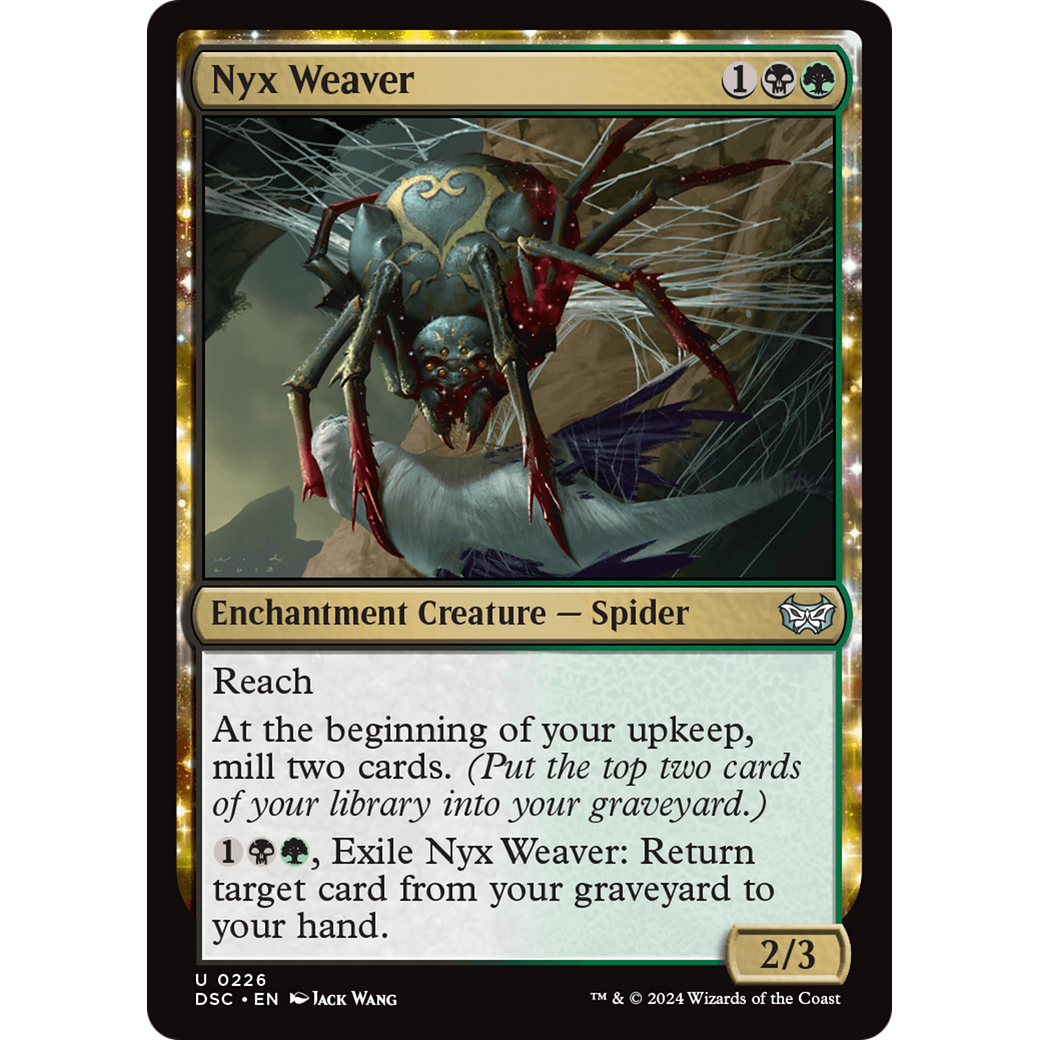 Nyx Weaver (DSC-226) - Duskmourn: House of Horror Commander