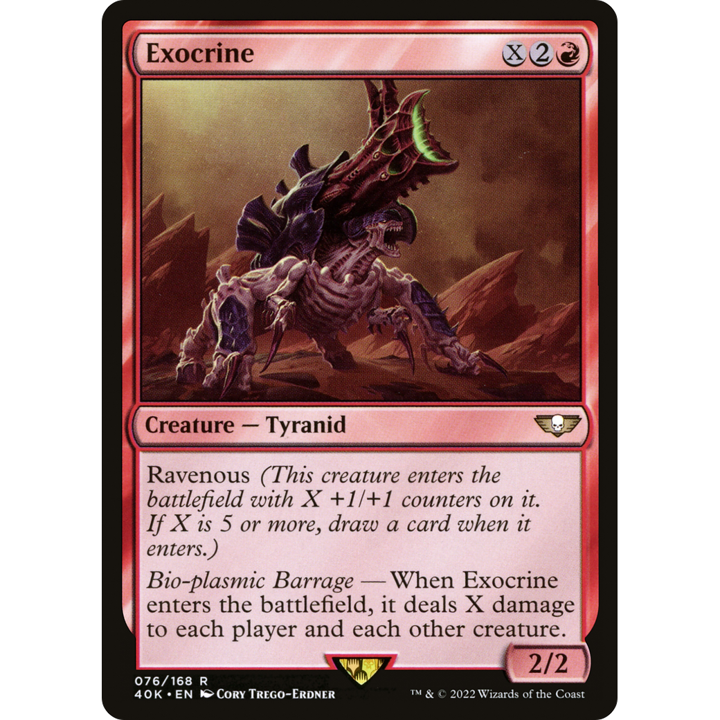 Exocrine (40K-076) - Warhammer 40,000 Commander