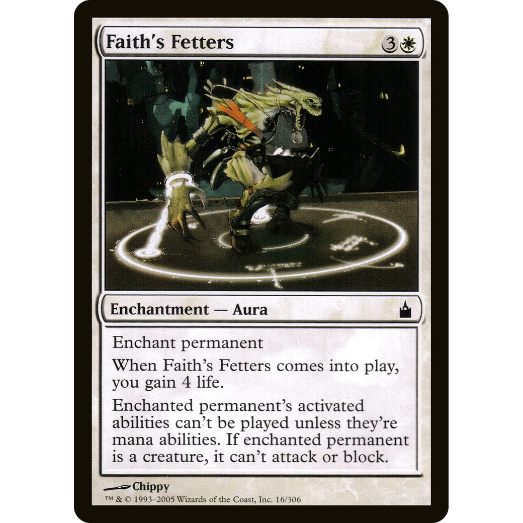 Faith's Fetters (RAV-016) - Ravnica: City of Guilds