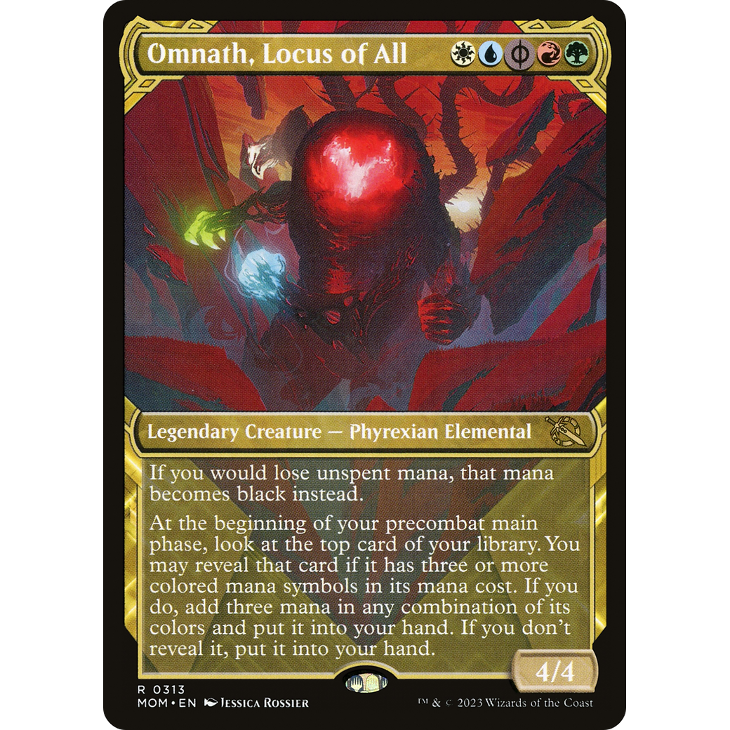 Omnath, Locus of All (MOM-313) - March of the Machine: (Showcase) Foil