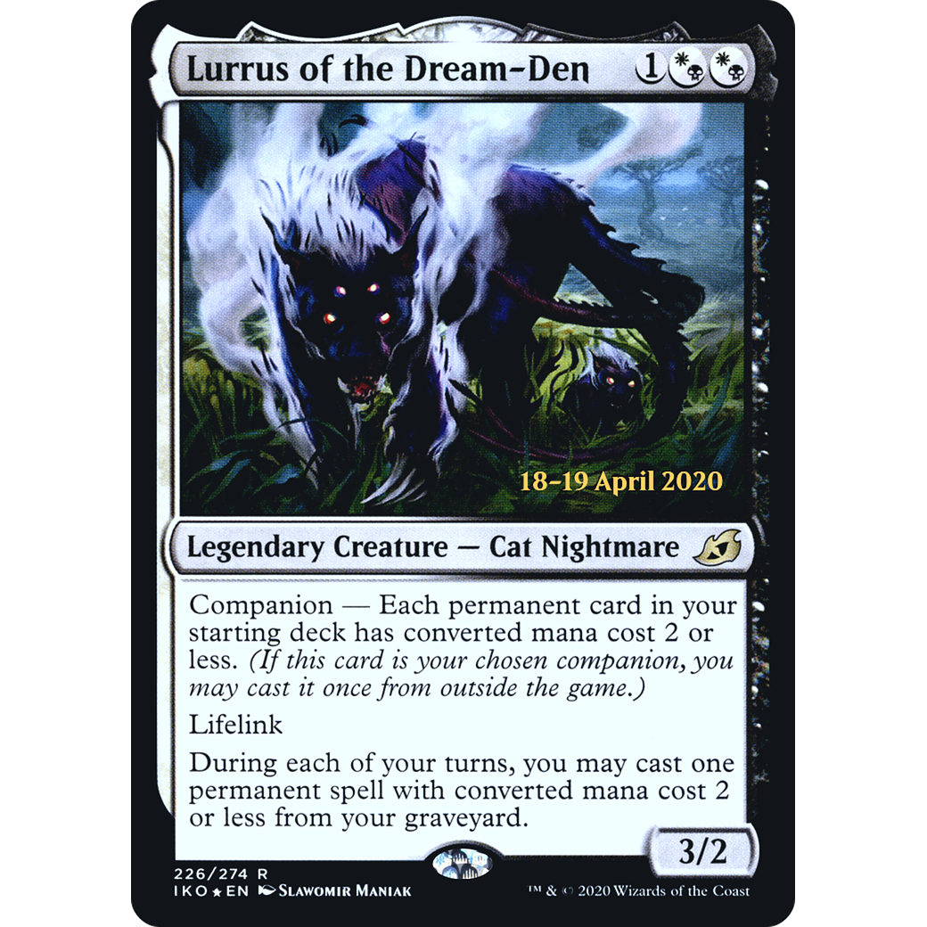Lurrus of the Dream-Den (PRE-226) - Ikoria: Lair of Behemoths Promos: (companion) Foil