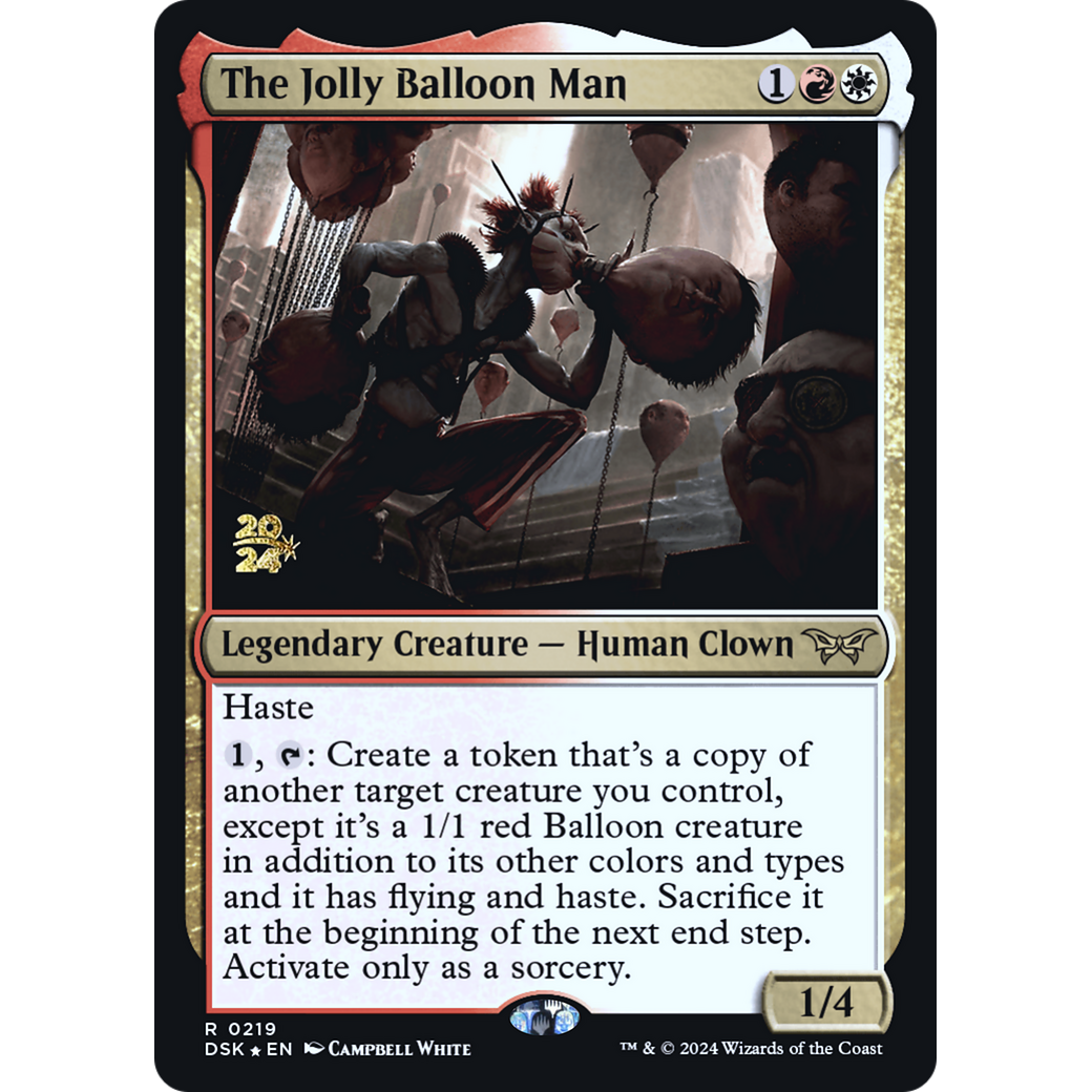 The Jolly Balloon Man (PRE-219S) - Duskmourn: House of Horror Promos Foil