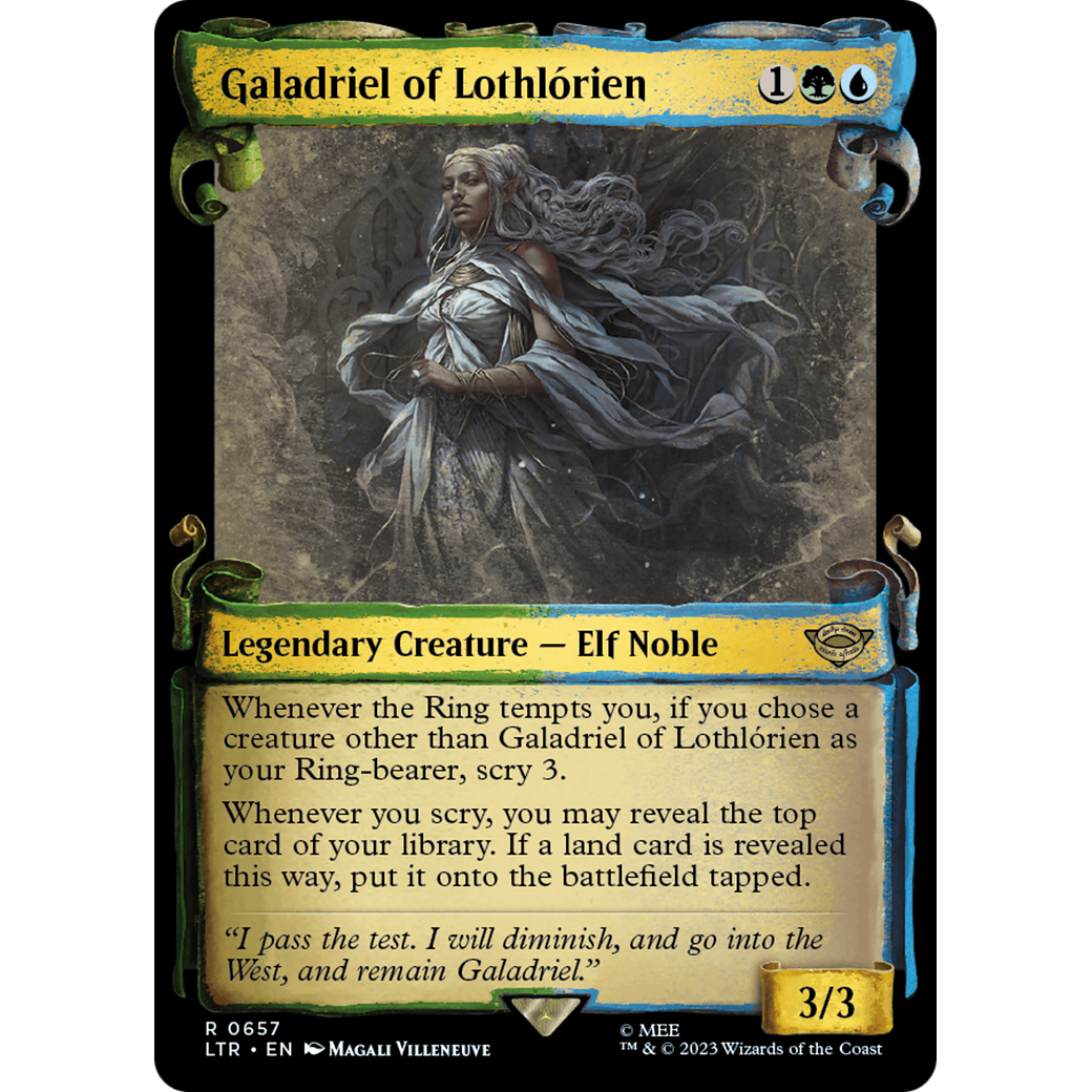 Galadriel of Lothlórien (LTR-657) - The Lord of the Rings: Tales of Middle-earth: (Showcase) Foil