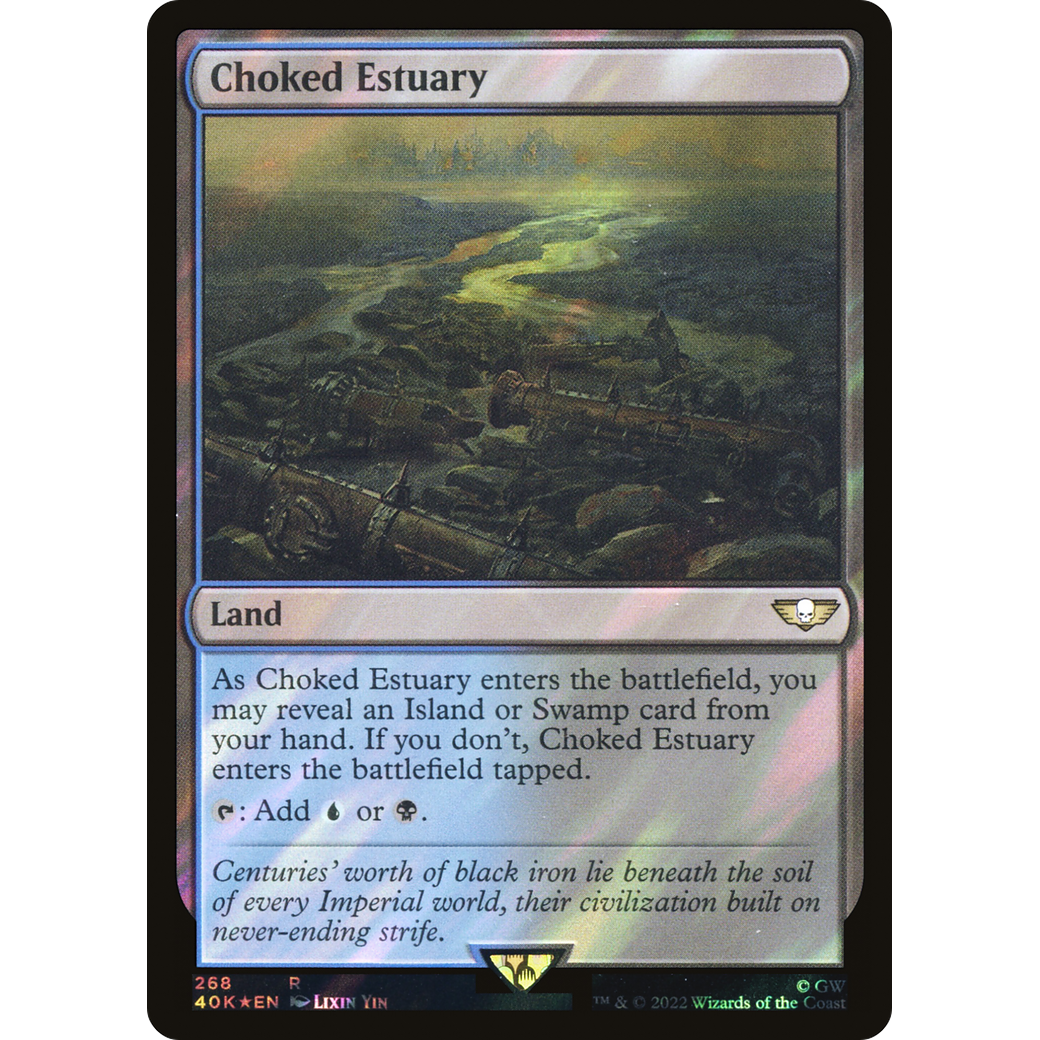 Choked Estuary (40K-268) - Warhammer 40,000 Commander Foil