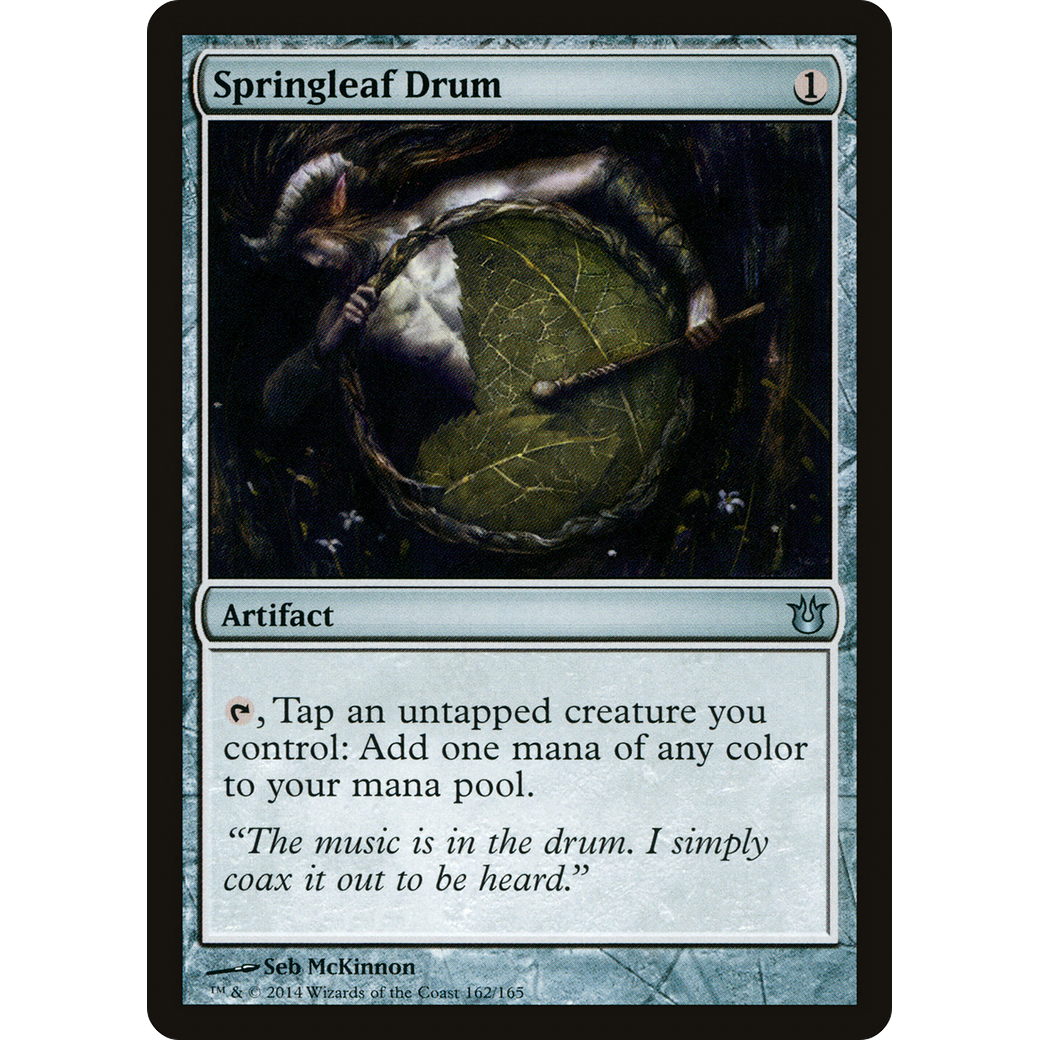 Springleaf Drum (BNG-162) - Born of the Gods Foil