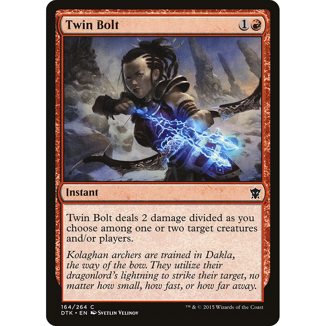 Twin Bolt (DTK-164) - Dragons of Tarkir