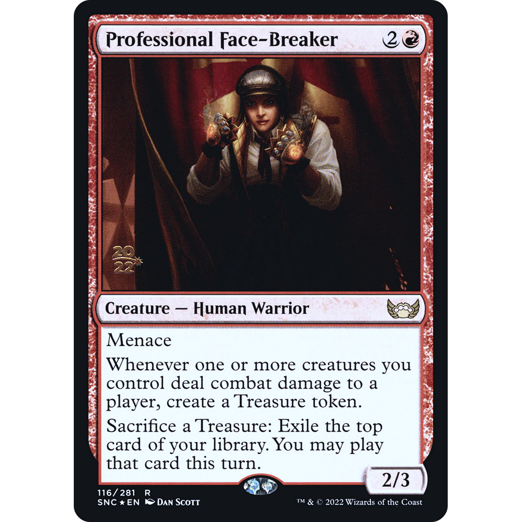 Professional Face-Breaker (PRE-116) - Streets of New Capenna Promos Foil