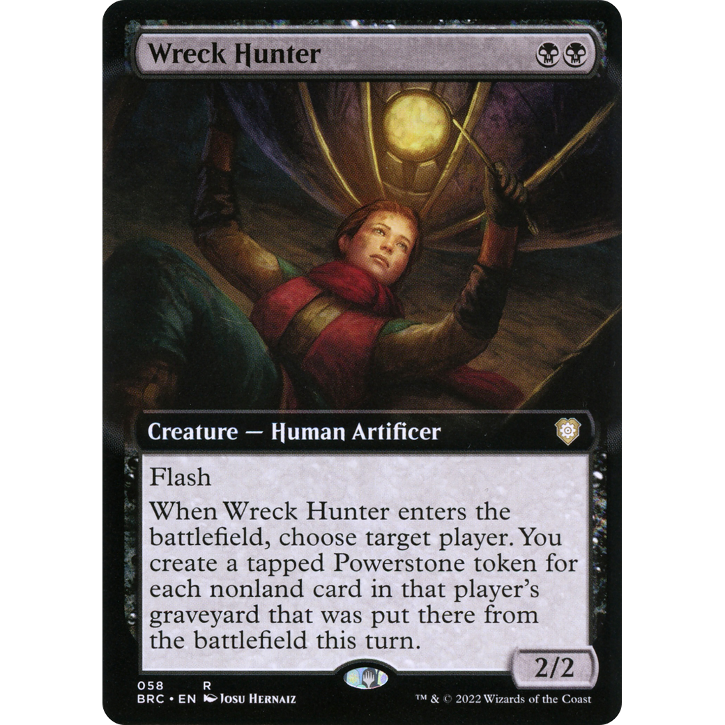Wreck Hunter (Extended Art) (BRC-058) - The Brothers' War Commander: (Extended Art)