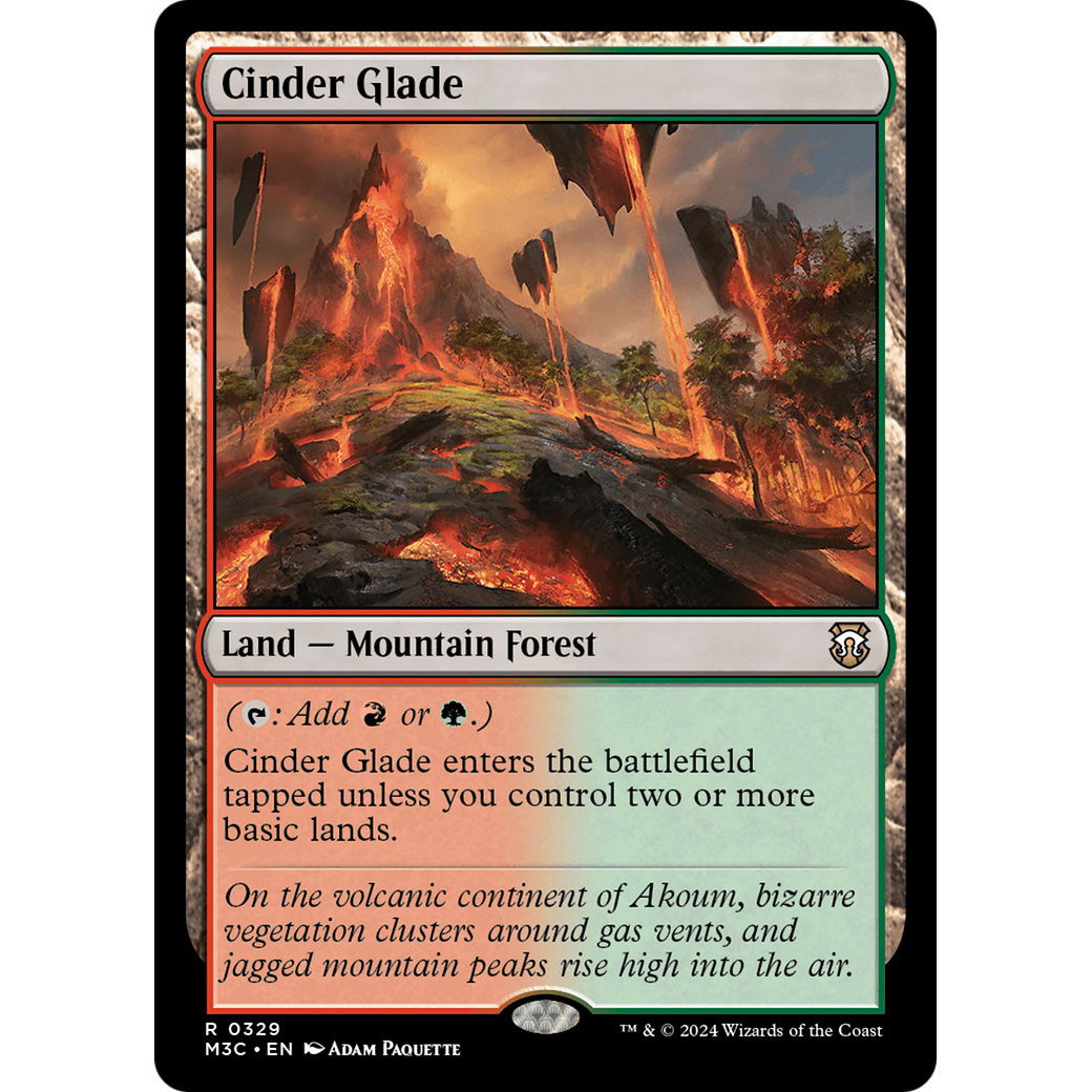 Cinder Glade (M3C-329) - Modern Horizons 3 Commander Foil
