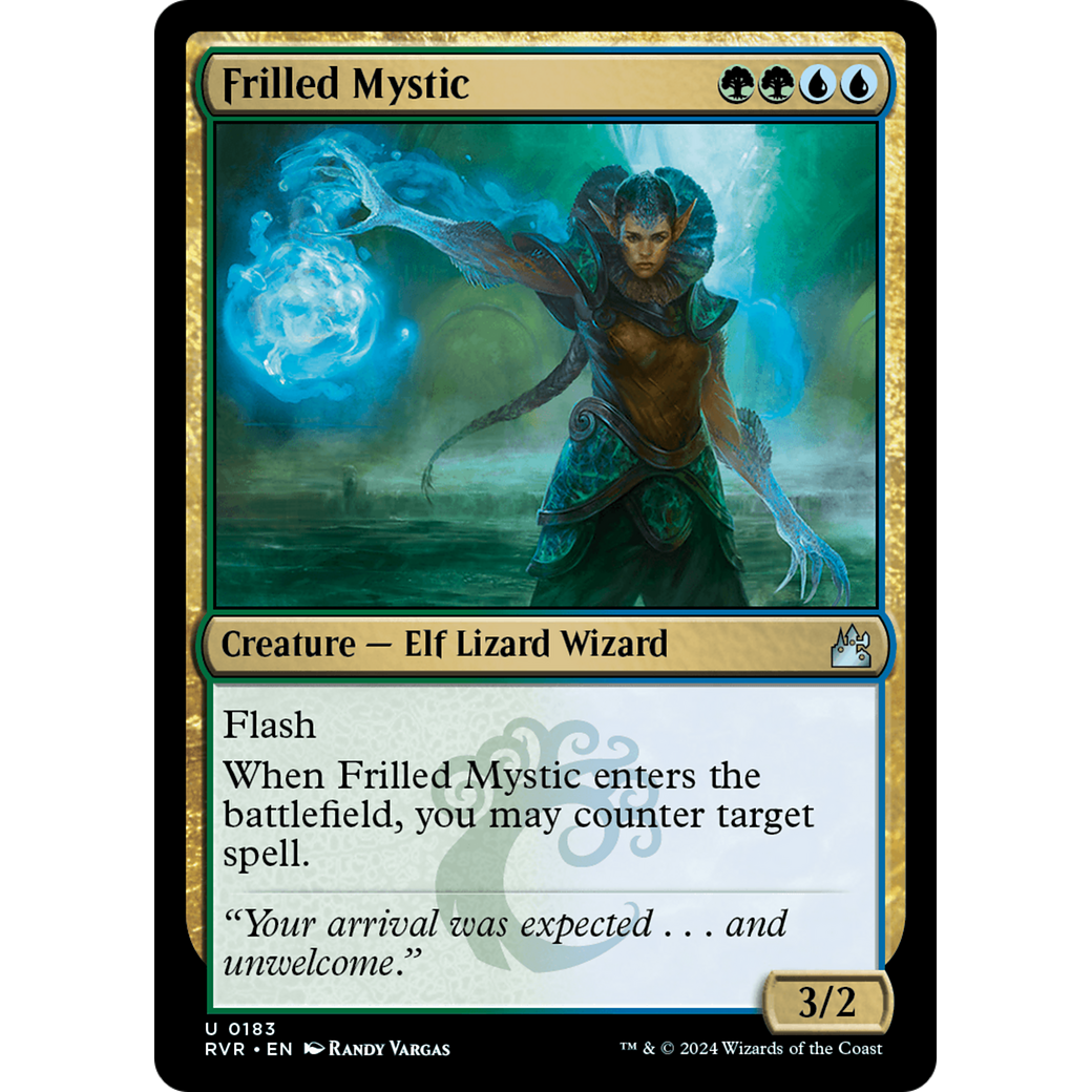 Frilled Mystic (RVR-183) - Ravnica Remastered