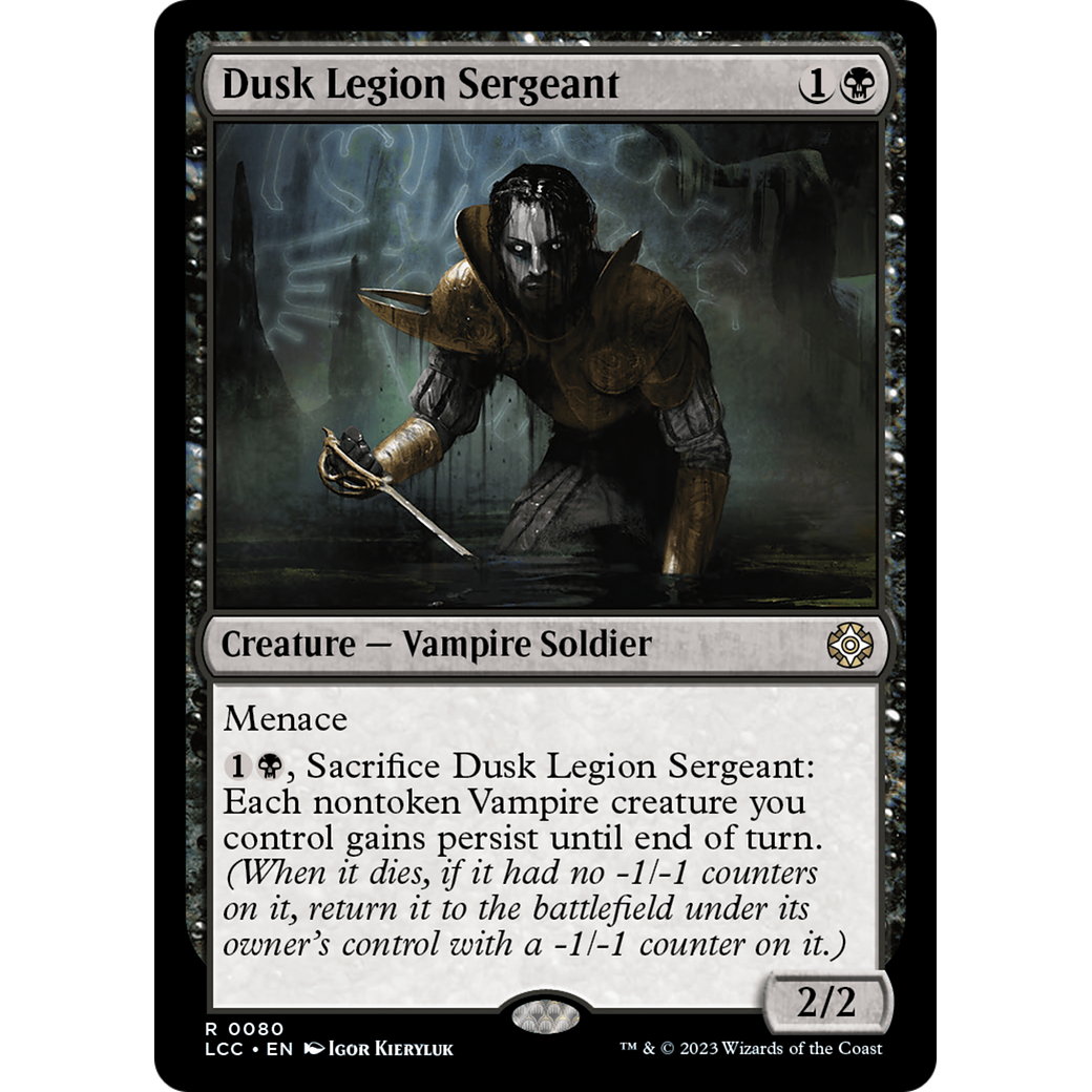 Dusk Legion Sergeant (LCC-080) - The Lost Caverns of Ixalan Commander