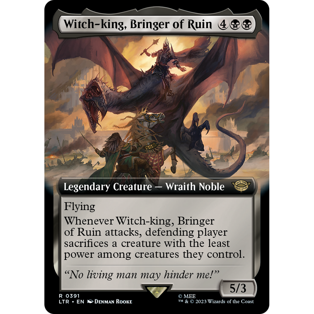 Witch-king, Bringer of Ruin (LTR-391) - The Lord of the Rings: Tales of Middle-earth: (Extended Art)
