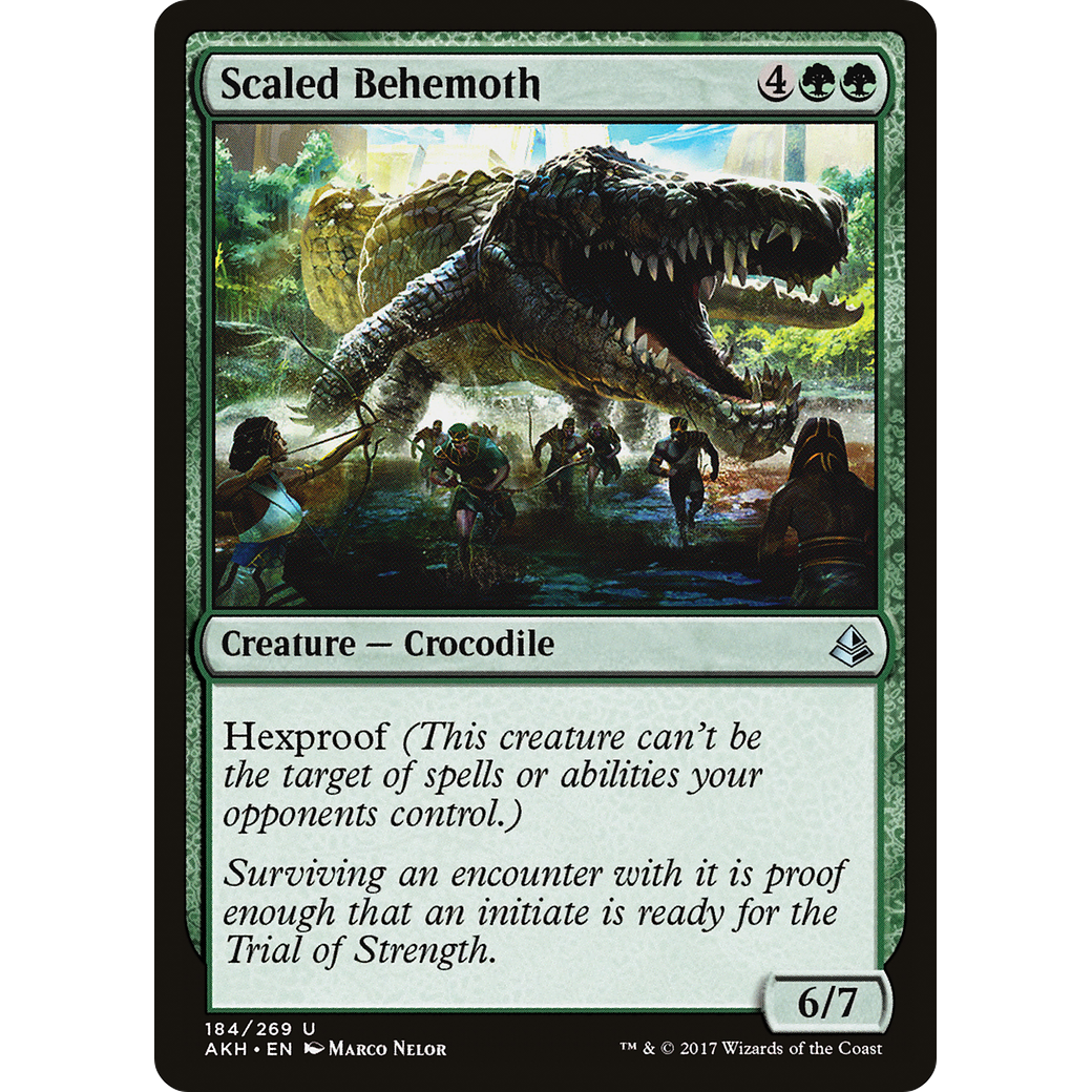 Scaled Behemoth (AKH-184) - Amonkhet Foil