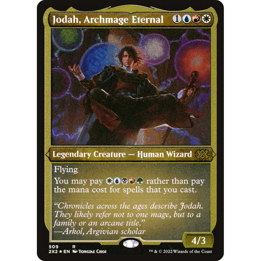 Jodah, Archmage Eternal (Foil Etched) (2X2-509) - Double Masters 2022 Foil