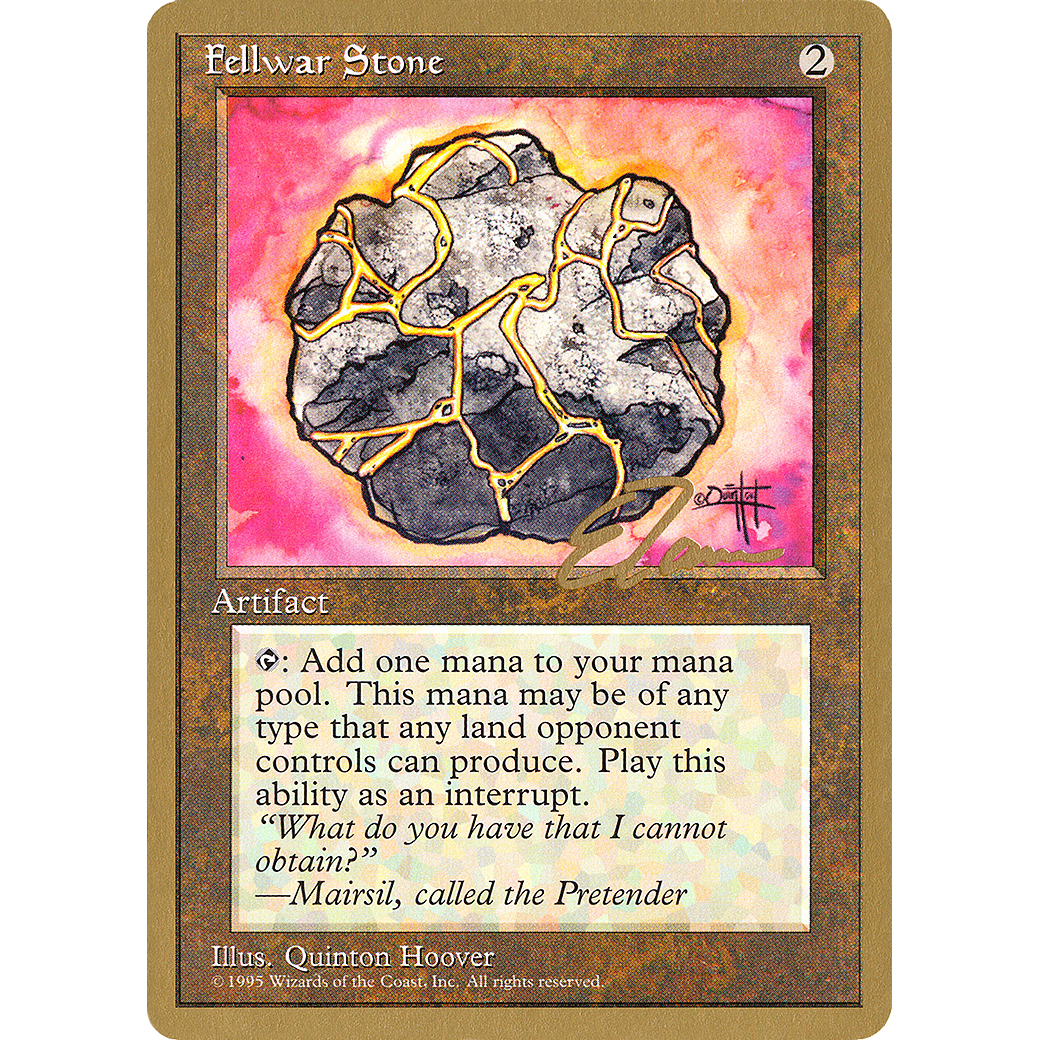 Fellwar Stone - 1996 Eric Tam (4ED) (WCD-) - Pro Tour Collector Set