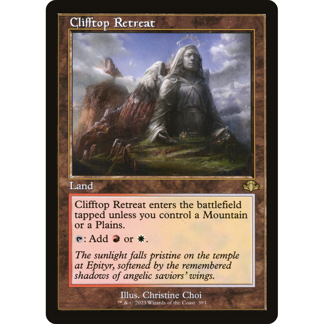 Clifftop Retreat (Retro Frame) (DMR-393) - Dominaria Remastered
