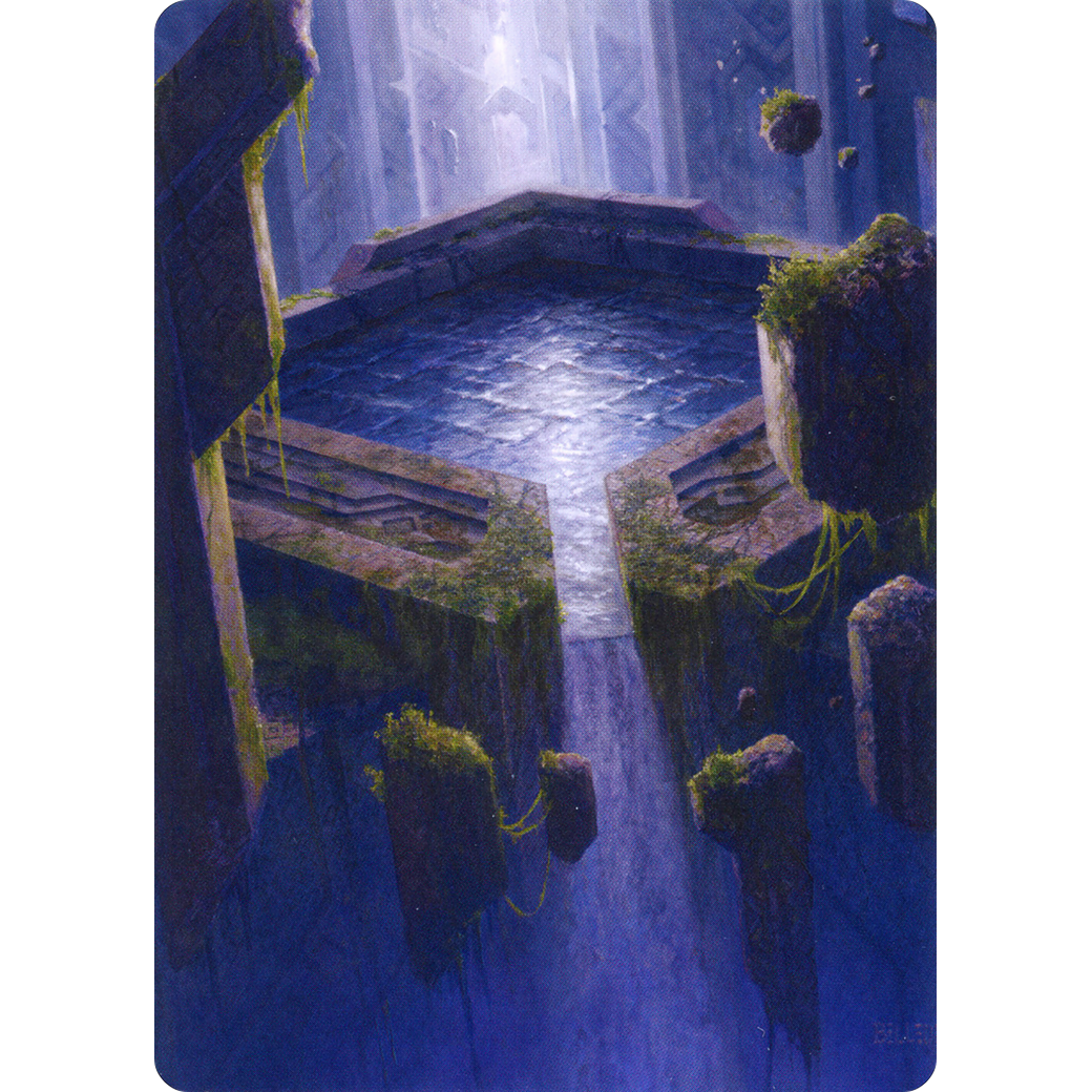 Morphic Pool // Morphic Pool (AZNR-032) - Zendikar Rising Art Series (Borderless) Foil