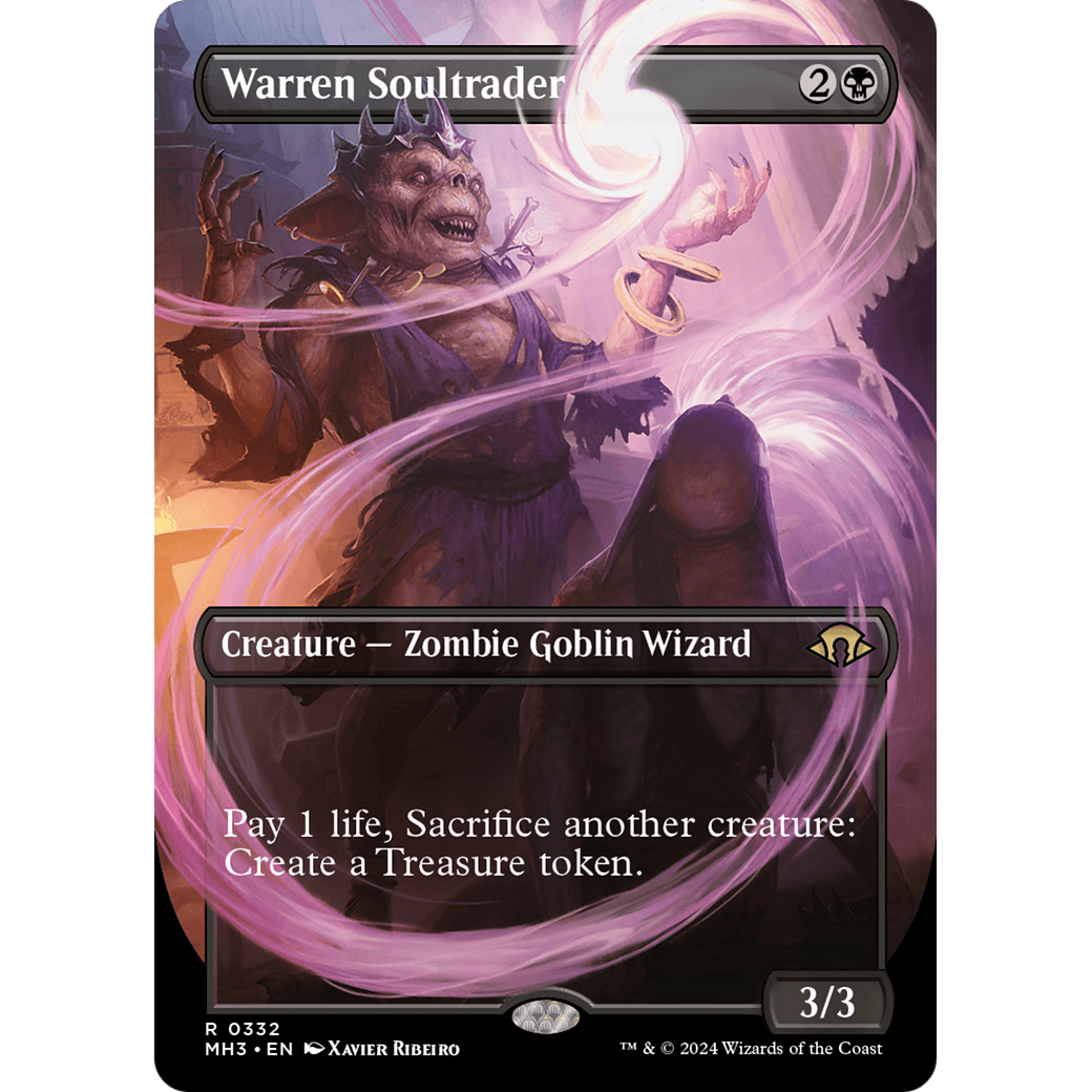 Warren Soultrader (Borderless) (MH3-332) - Modern Horizons 3 (Borderless) Foil